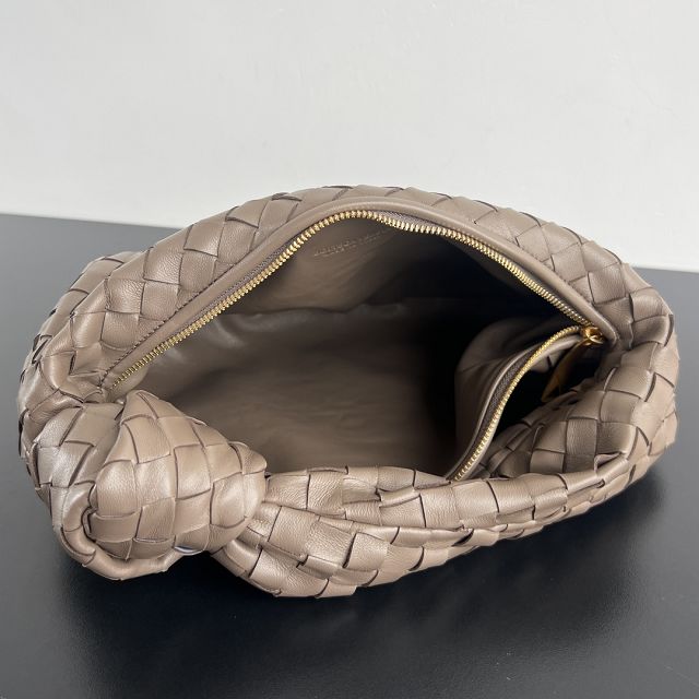 BV original lambskin teen jodie bag 690225 khaki brown