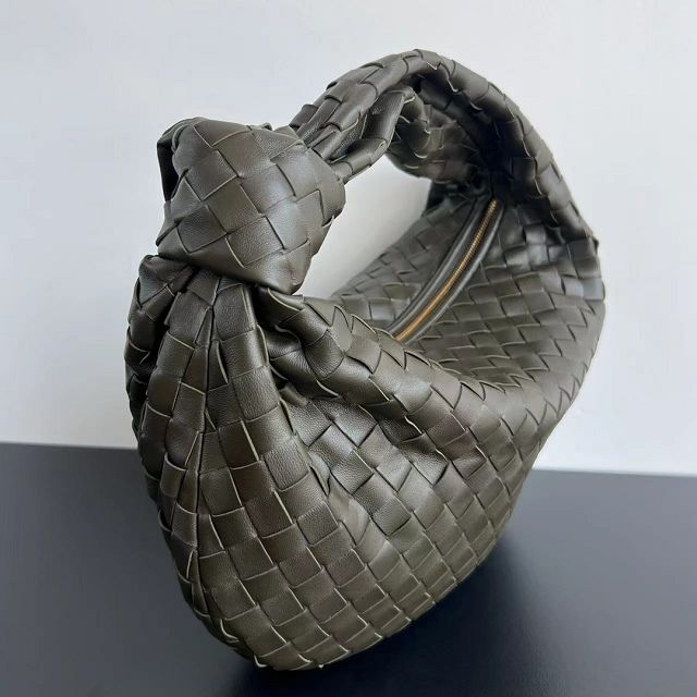 BV original lambskin teen jodie bag 690225 khaki green