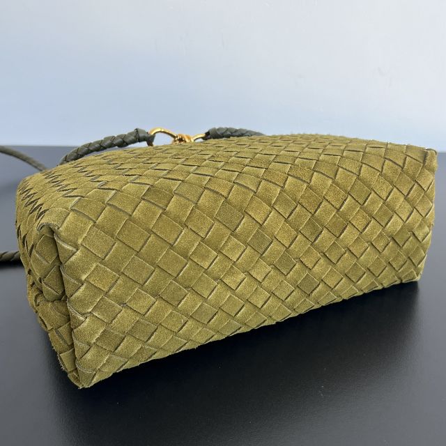 BV original suede small andiamo 743568 olive