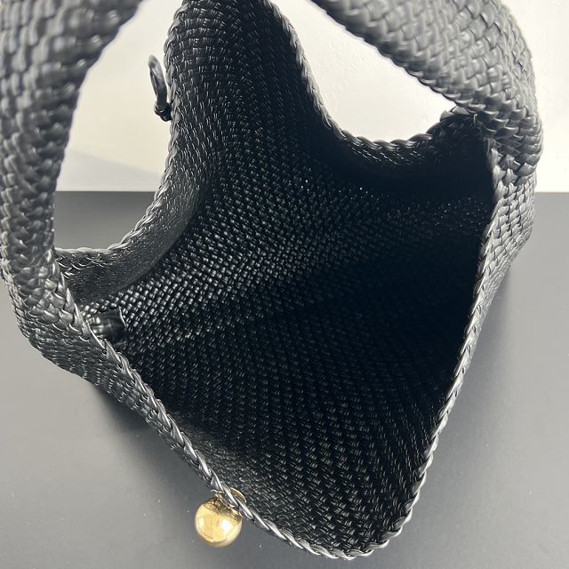 BV original calfskin large tosca hop bag 762635 black