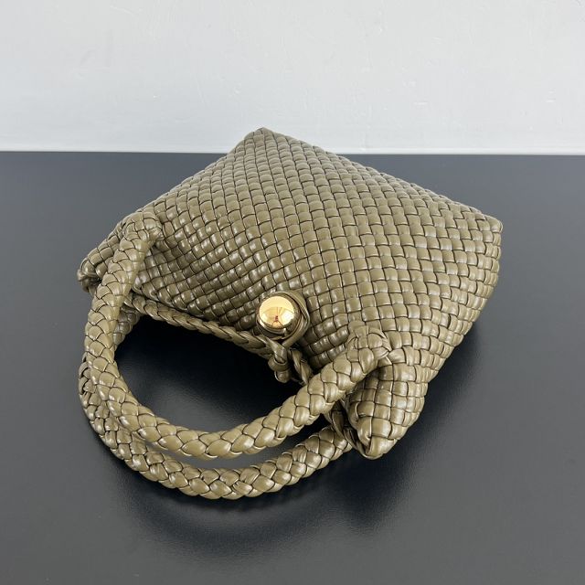 BV original calfskin small tosca shoulder bag 776755 algae