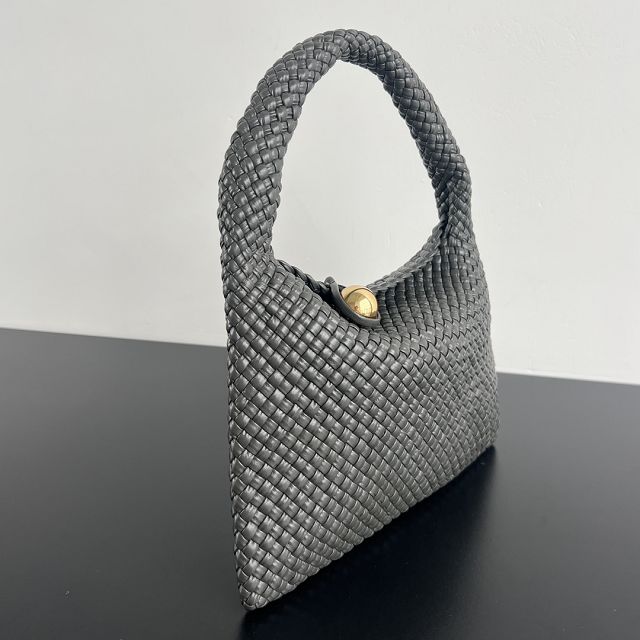 BV original calfskin tosca baci hobo bag 826196 graphite