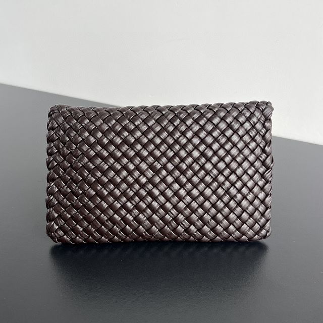 BV original calfskin tosca clutch 777678 fondant