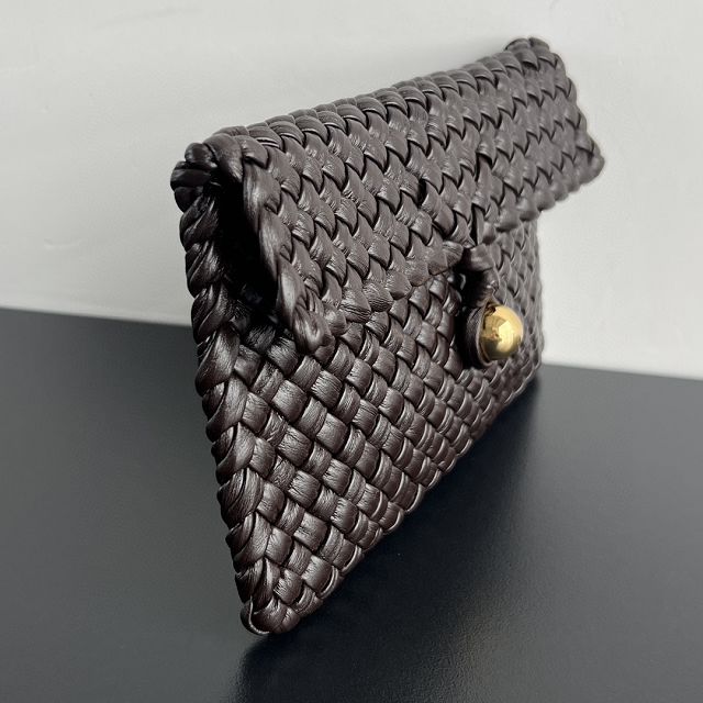 BV original calfskin tosca clutch 777678 fondant