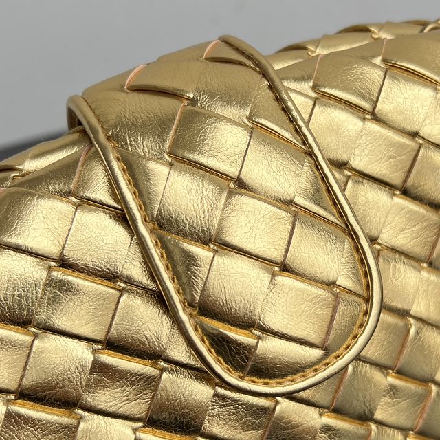 BV original lambskin medium lauren 1980 clutch 785807 gold