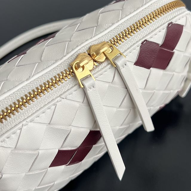 BV original lambskin concert pouch 794258 white