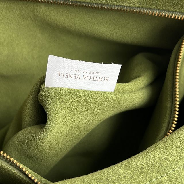 BV original calfskin large ciao ciao bag 826195 matcha