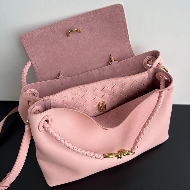 BV original calfskin medium ciao ciao bag 817231 rose