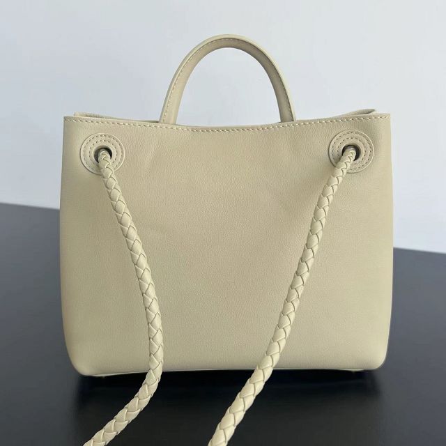 BV original calfskin small andiamo bag 810213 cream