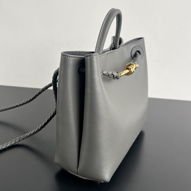 BV original calfskin small andiamo bag 810213 grey