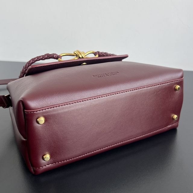 BV original calfskin small ciao ciao bag 835835 barolo