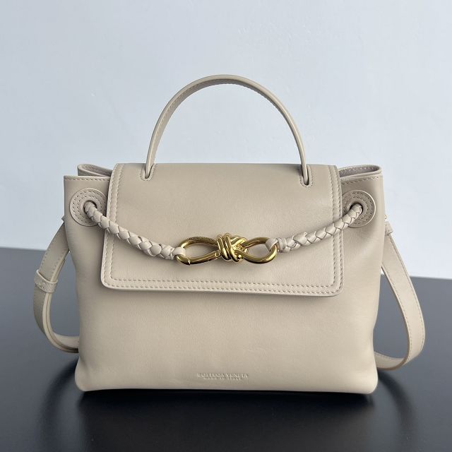 BV original calfskin small ciao ciao bag 835835 ecru