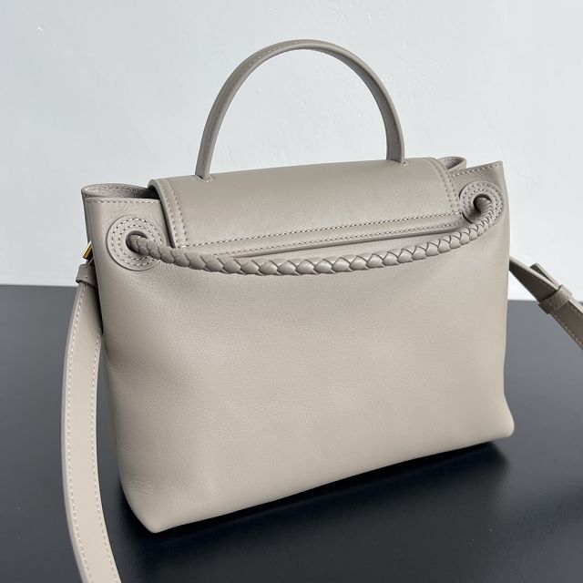 BV original calfskin small ciao ciao bag 835835 limestone
