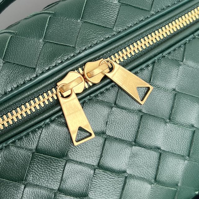 BV original calfskin bang bang vanity case 789109 emerald green