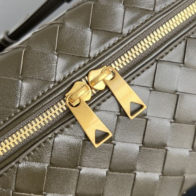 BV original calfskin bang bang vanity case 789109 khaki