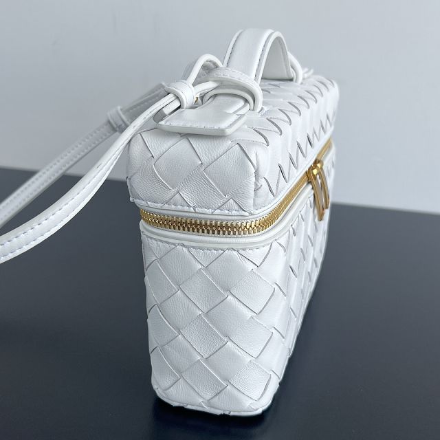 BV original calfskin bang bang vanity case 789109 white