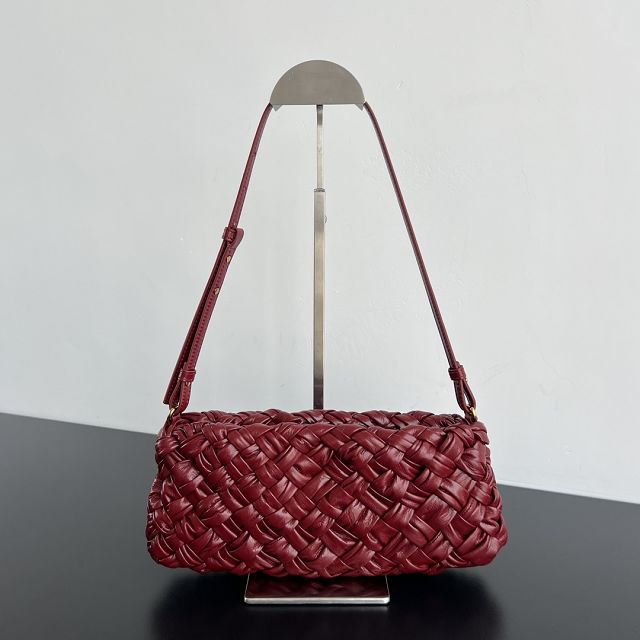 BV original calfskin cha-cha shoulder bag 785780 red