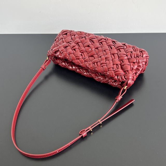 BV original calfskin cha-cha shoulder bag 785780 red