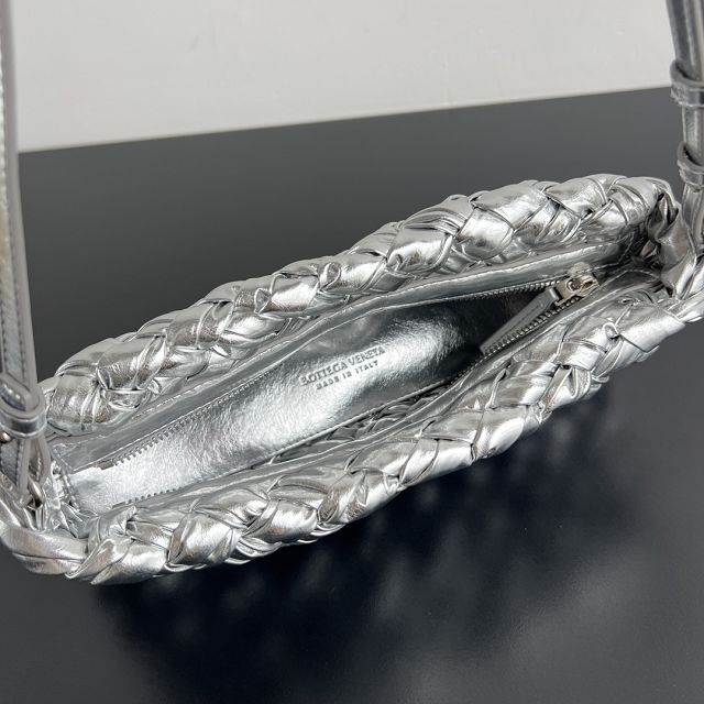 BV original calfskin cha-cha shoulder bag 785780 silver