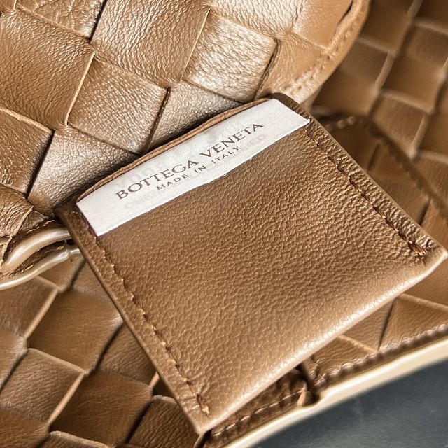 BV original lambskin large campana bag 844250 nocciola