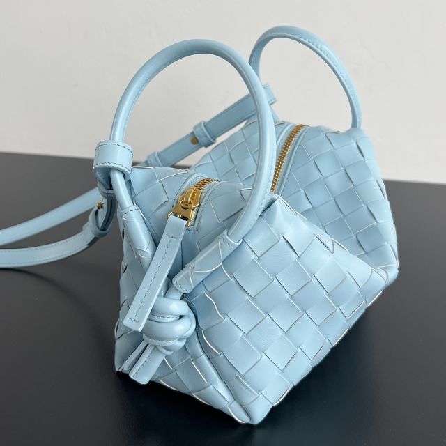 BV original lambskin loop top handle bag 796615 blue