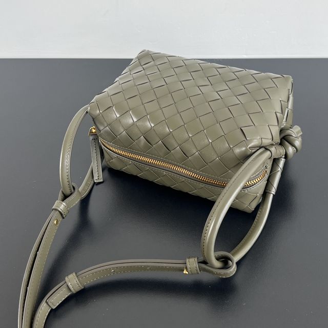 BV original lambskin loop top handle bag 796615 cypress