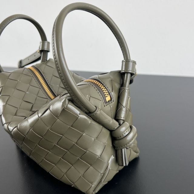 BV original lambskin loop top handle bag 796615 cypress