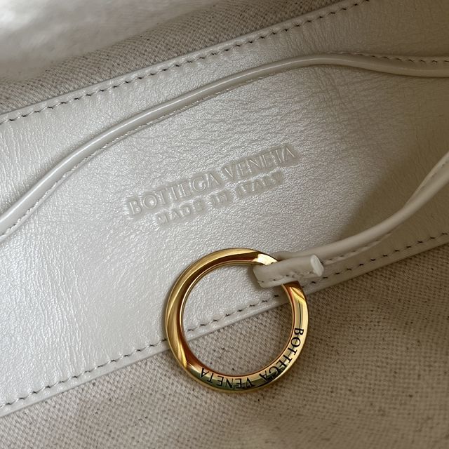 BV original lambskin loop top handle bag 796615 sea salt