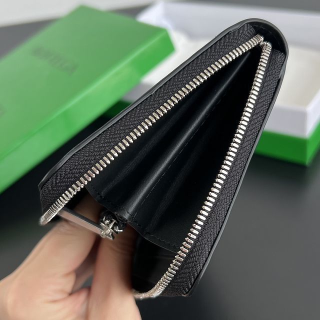 BV original lambskin piccolo zip around wallet 814680  