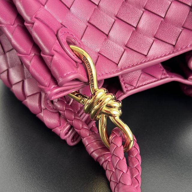 BV original lambskin small campana bag 796569 cinnabar