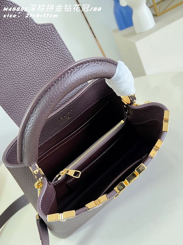 Louis vuitton original calfskin capucines BB M25404 datewood