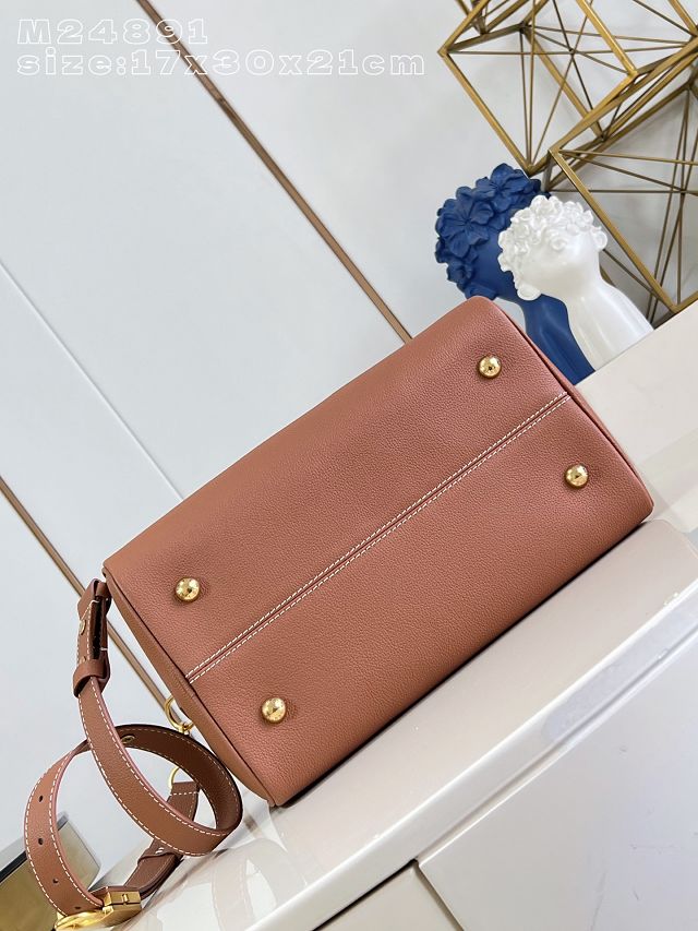 Louis vuitton original calfskin speedy soft 30 M24892 cognac