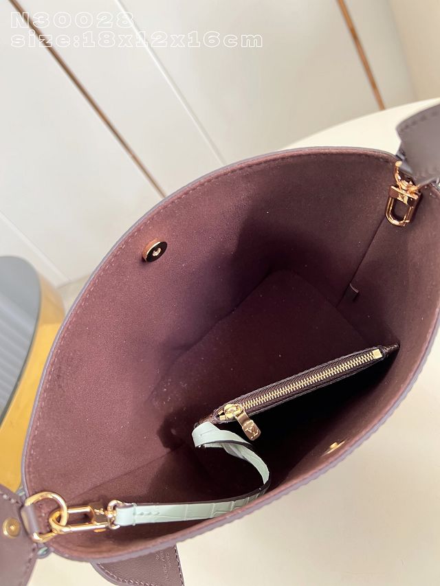 Louis vuitton original monogram canvas all In BB M30028 green