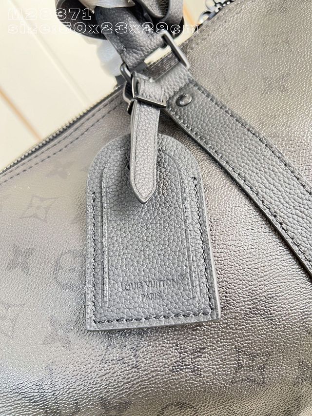 Louis vuitton original monogram eclipse keepall 50 M28371 black