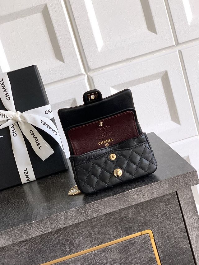 CC original lambskin bag charm AP4986