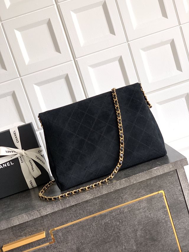 CC original suede calfskin large handbag AS5936 black