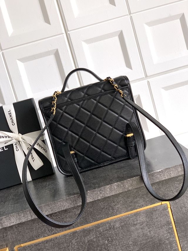 CC original grained calfskin small backpack AS5715 black