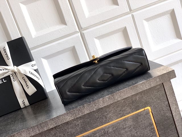 CC original lambskin clutch AP6044 black