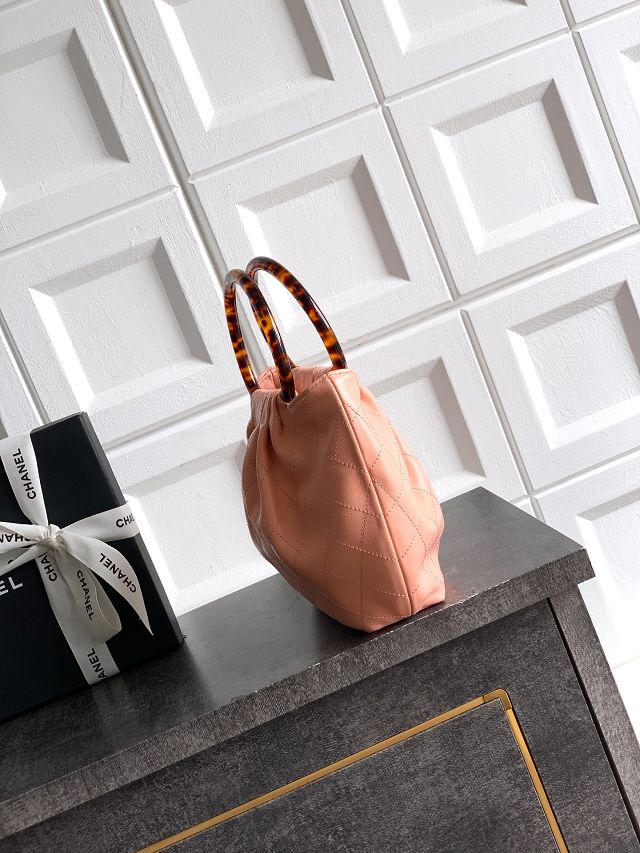 CC original lambskin small hobo bag AS6022 pink