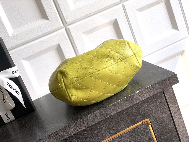 CC original lambskin small hobo bag AS6022 yellow