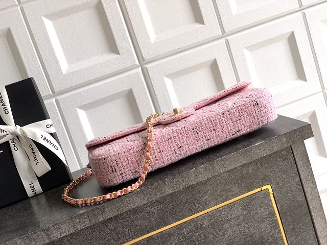 CC original tweed clutch AS5807 pink