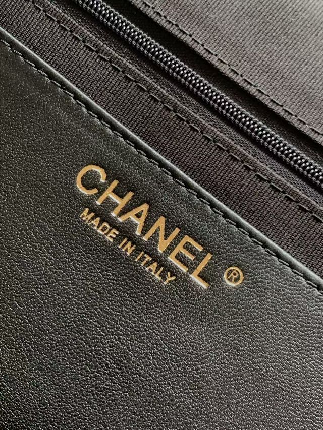 CC original calfskin medium hobo bag AS5834 black