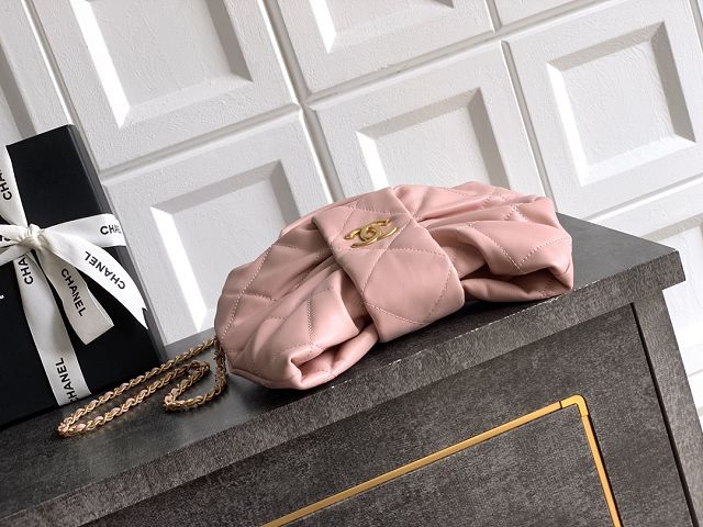 CC original lambskin small handbag AS5849 pink