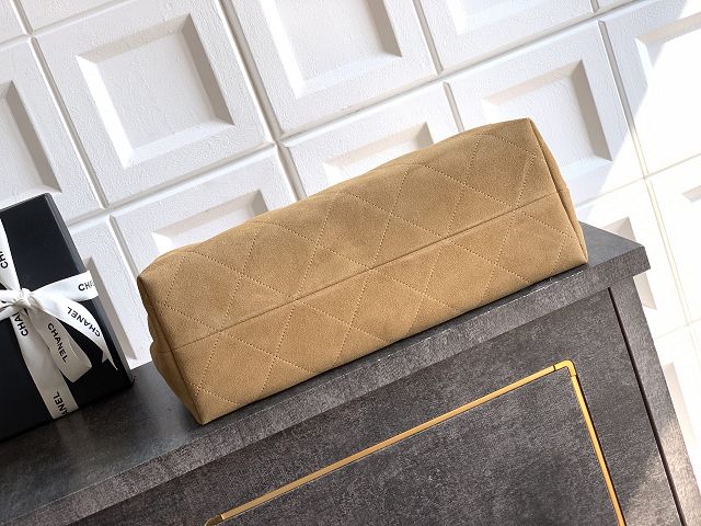 CC original suede calfskin large hobo bag AS5978 brown