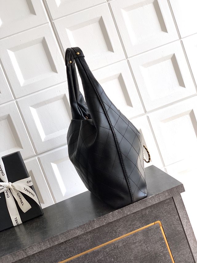 CC original calfskin large hobo bag AS5967 black