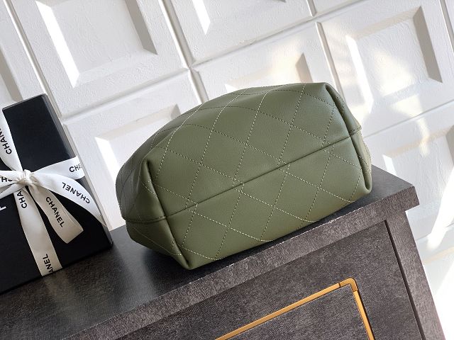 CC original calfskin medium hobo bag AS5976 green