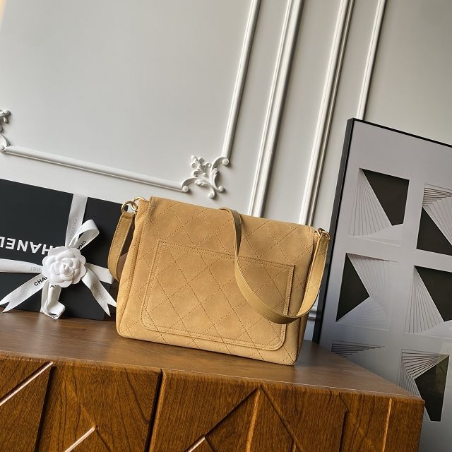 CC original suede calfskin hobo bag AS5883 brown