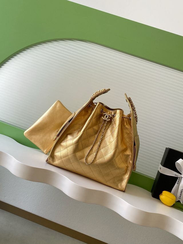 CC original grained calfskin 25 medium handbag AS5311 gold