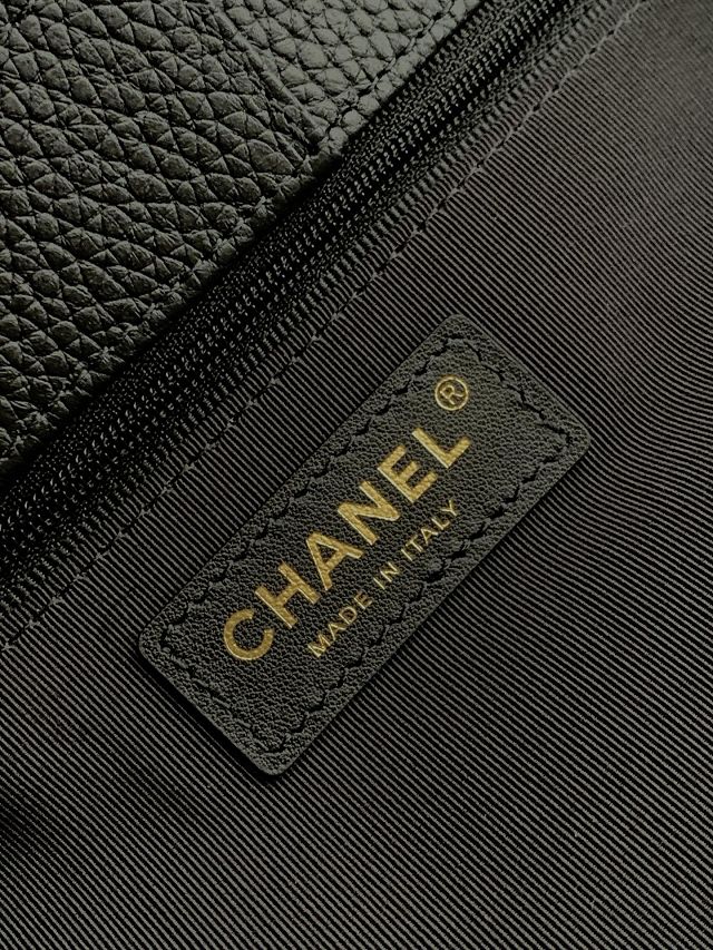 CC original grained calfskin medium tote bag AS2157 black