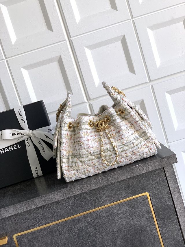 CC original tweed 25 mini handbag AS5631 white